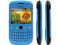 Smartphone BlackBerry Curve 8520 con teclado QWERTY, Cámara de 2 MP y Chat móvil. Color Sky Blu. Región 4