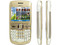 Celular Nokia C3 con teclado QWERTY, cámara de 2 MP y conexión Wi-Fi. Color Dorado. Región 4