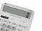 Calculadora Qian QYD-164EC-02, 12 Dígitos, Pantalla Inclinada, Batería Solar. Color Blanco.