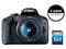 Cámara Fotográfica Digital Canon Rebel T7 EF-S 18-55mm, 24.2 MP, Video Full HD, Wi-Fi. Incluye lente 18-55 mm, curso online abc de la foto y SD 16 GB.