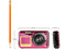 Cámara Fotográfica Digital Samsung PL120 con Doble Pantalla, 14.2MP. Color Rosa.