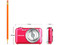 Cámara Fotográfica Digital Samsung PL170 con Doble Pantalla, 16MP. Color Rosa.