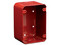 Caja de montaje Bosch de estación manual direccionable profunda. Color Rojo.