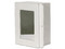 Gabinete Metálico DSC GS008 para Llaves, Espejo de 4mm, Acero RF. Color Beige.
