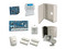 Paquete Serie DSC NEO-LCD-SIRENA-IP-SB- con panel HS2032, Teclado Alfanumérico HS2LCDN con Sirena de 30W, Comunicador IP TL280E, Sensor PIR y 2 Contactos Magnéticos.