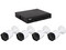 Kit de Seguridad Dahua con DVR XVR4104HSXKIT de 4 canales y 4 cámaras tipo Bala HFAW1000R28S3, IR hasta 20m, no incluye Disco duro.