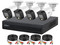 Kit de Videovigilancia Dahua, 4 Cámaras de 2MP (1920 x 1080), Luz LED hasta 20m, Micrófono Integrado, DVR de 4 Canales de 2MP, Accesorios Incluidos.