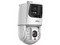 Cámara IP PTZ Dahua X-Spans DH-SDT6E432-8P-MB-A-PV1 de 8MP + 4MP (4096 x 1860 y 2560 x 1440), Lente Principal de 2.8mm, IR de Hasta 250m, IP66, IK10, Ranura para Tarjeta MicroSD. Color Blanco.