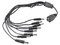 Cable con 9 Vías Hikvision DS-9WAYC para Alimentar 8 Cámaras TURBOHD y DVR TURBOHD Epcom y Hikvision.