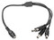Divisor de energía EPCOM JR-F52, Cable con conector Jack Hembra de 3.5mm, 4 Salidas de Jack Macho, Tipo pulpo, 4 Conectores Macho, 1 Conector Hembra.