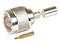 Conector N Macho EPCOM TT-CON-532 para 75 Ohm de Anillo Plegable para cable RG-59, Níquel, Oro, Teflón.