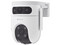 Cámara PT Tipo Domo de Doble Lente EZVIZ CS-H9C/10MP de 5MP (2880 x 1620), IR hasta 30m, Audio Bidireccional, IP65, Color Blanco.