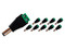 Paquete de 10 Conectores de Corriente Enson ENS-MC01, Jack 3.5mm para Alimentar Cámaras CCTV o Realizar Empalmes de Cableado.
