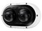Cámara De Vigilancia Tipo DomoHanwha Techwin Wisenet PNM-12082RVD, Lente Dual de 6MP, IR hasta 25m, IP67, IK10.