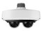 Cámara De Vigilancia Tipo DomoHanwha Techwin Wisenet PNM-12082RVD, Lente Dual de 6MP, IR hasta 25m, IP67, IK10.