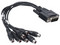 Adaptador de 7 entradas de Audio para DVRs epcom y HIKVISION.