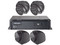 Kit de Videovigilancia Móvil Hikvision AE-MD5043-SD/I/GLF/KIT con DVR Móvil de 4 Canales TurboHD, 2 Cámaras AE-VC222T-ITS de 2MP (1920 x 1080), IR hasta 15m y 2 Cámaras AE-VC124T-IT de 1MP (1280 x 720), IR hasta 15m.