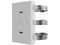 Montaje de Poste para Cámaras HIKVISION, Compatible con Cámaras tipo Bala y Domo. Color Blanco.