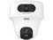 Cámara PT Tipo Torreta Hikvision DS-2CFWQ6-D  de 6MP (2304 x 1296), Doble Lente, IR de Hasta 10m, Wi-Fi. Color Blanco.