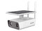 Kit de Cámara de Vigilancia IP Tipo Bala Hikvision DS-2XS2T41G0-ID/4G/C04S05 de 4MP, Lente 4 mm, Soporta MicroSD de hasta 256GB (no incluida) IR Hasta 30m, Incluye Panel solar, bateria de respaldo de litio 10Ah y accesorios de instalación, Color Blanco.
