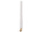 Antena WiFi de Repuesto para Cámaras IP Hikvision, 3 dBi de Ganancia, Frecuencia 2.4 - 2.5 GHz, Conector Terminal con PIN, Color Blanco.