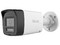 Cámara de Vigilancia Tipo Bala HiLook THC-B127-LTS de 2MP, Lente 2.8mm (1920 x 1080p), IR de hasta 30m + 20m Con Luz Blanca, IP67. Color Blanco.