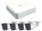 Kit de Videovigilancia IP HiLook Cooper KIP4MP/4B, con NVR de 4 Canales 4MP, H.265+ y 4 Cámaras de Vigilancia IP IPC-B140H(C) tipo Bullet de 1440p.
