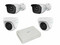 Kit de vigilancia HiLook con 1 DVR de 4 canales, 2 cámaras tipo domo y 2 cámaras tipo bala.