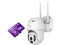 Cámara de Vigilancia PTZ NGTECO C4200 de 3MP (2304 x 1296p), IR hasta 20m, con Memoria Western Digital de 128GB Micro SDXC Linea Purple, Clase 10.