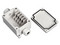 Caja de Conexión Exterior PRECISION PST-TJ-4P con Conexión Lateral para 4 Líneas (doble tornillo). Incluye Glándulas, Color Blanco.