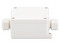 Caja de Conexión Exterior PRECISION PST-TJ-4P con Conexión Lateral para 4 Líneas (doble tornillo). Incluye Glándulas, Color Blanco.