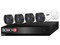 Kit de Videovigilancia Provision ISR PAK4LIGHTCC2MP-28, Incluye 1 DVR de 4 Canales, 4 Cámaras de 2MP (1920 x 1080), IR hasta 15m, 4 Cables siamés de 4m, 1 Adaptador DC de 4 salidas y 1 Fuente de Alimentación.