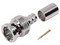Conector RF Industries RFB-1707-Q, Tipo BNC Macho de Anillo Plegable para Cable RG-6.