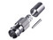 Conector BNC Hembra RF INDUSTRIES RFB-1724-Q de anillo plegable para Cable RG-6/U, Níquel, Oro, Teflón.
