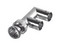 Conector RF Industries RFB-1730-3 de BNC (M) a 2 BNC (H), Tipo F, 75 Ohm.