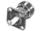 Conector N Hembra RF INDUSTRIES RFN-1021-5 de Montaje de Panel con 4 perforaciones a 12.7 mm, Soldable.