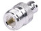 Adaptador en Línea RF INDUSTRIES RFN-1039-1, Conector N Hembra a BNC Hembra, Plata, Oro, Teflón.