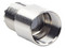 Conector UHF Hembra (SO-239) en Línea de Rosca para RG-8/U, 9913, LMR-400, Níquel/Plata/Teflón.
