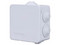 Caja de Conexiones SAXXON PB085 con 7 Entradas, ABS, IP55. Color Blanco.