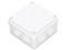 Caja de Conexiones SAXXON PB100 con 7 Entradas, ABS, IP55. Color Blanco.