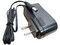 Fuente de poder regulada SAXXON PSU1201E de 12V, 1A para equipos de CCTV. Color Negro.