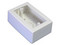 Caja de conexiones Thorsman TMKS1 para para instalaciones de servicio de energía voz y datos en superficie. Color Blanco