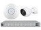 Kit de Seguridad Ubiquiti UniFi Enterprise, Access Point U7-PRO Wi-Fi 7, Alimentación PoE, Switch USW-PRO-MAX-48-POE de 48 Puertos y Soporte PoE++, Capa 3, Cámara UVC-G5-Bullet con Resolución 2K. Color Blanco.