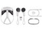 Lentes de Realidad Virtual Meta Quest 3S: Procesador Snapdragon XR2 Gen 2, Almacenamiento de 256GB, Resolución 1832 x 1920, Color Blanco.