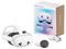 Lentes de Realidad Virtual Meta Quest 3S: Procesador Snapdragon XR2 Gen 2, Almacenamiento de 256GB, Resolución 1832 x 1920, Color Blanco.