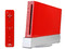 Consola Nintendo Wii  Edición Limitada 25 Aniversario Mario Bros, Roja. Incluye WiiSports+New Super Mario Bros+Wii MotionPlus.   
