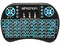 Control Remoto Necnon NCR-01, Inalámbrico, TouchPad, RGB, color negro.