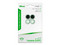 Paquete de 4 empuñaduras para el pulgar Trust GXT 267 para control Xbox Series X/S. Color Negro y Blanco.