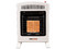 Calefactor De Gas Heat Wave HG2W LP, Hasta 2500W, 2 Niveles, Gas Natural o LP. Color Blanco.