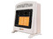 Calefactor De Gas Heat Wave HG3W LP, Hasta 4000W, 3 Niveles, Gas Natural o LP. Color Blanco.